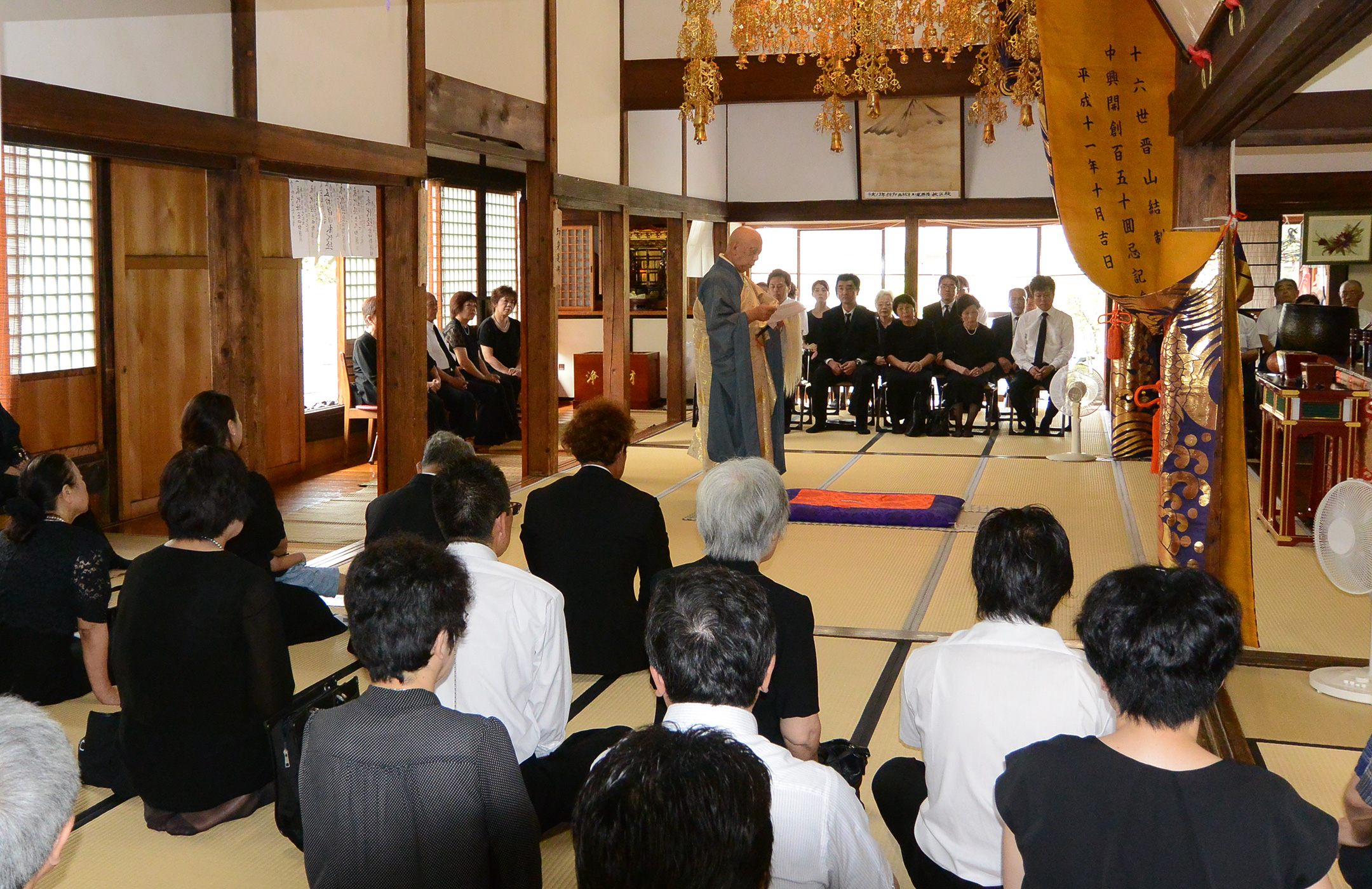 新盆（盂蘭盆施餓鬼会）