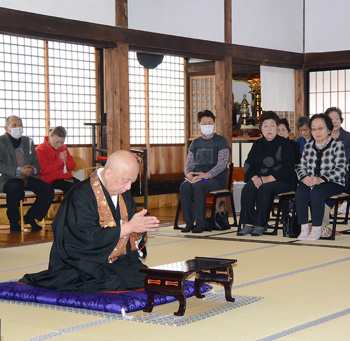 平成30年米泉寺護持会総会の様子