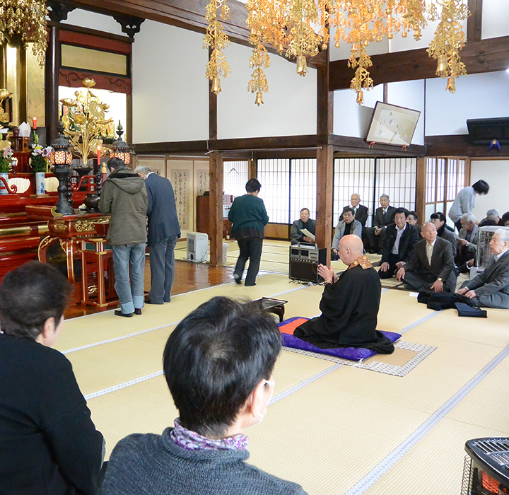 平成30年米泉寺護持会総会の様子