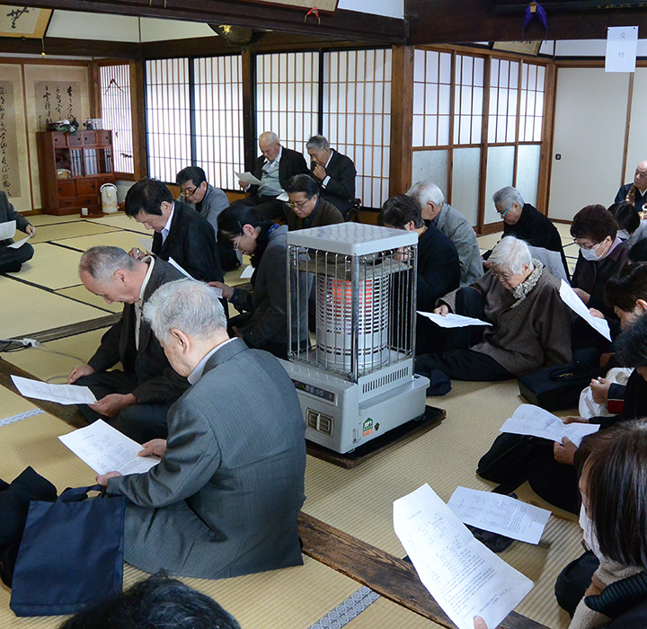 平成30年米泉寺護持会総会の様子