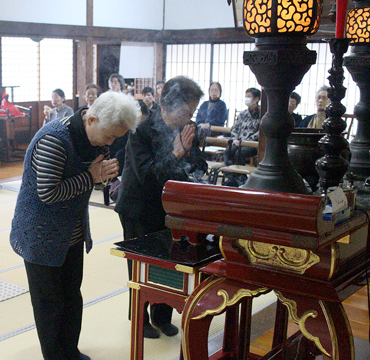 平成31年米泉寺護持会総会の様子