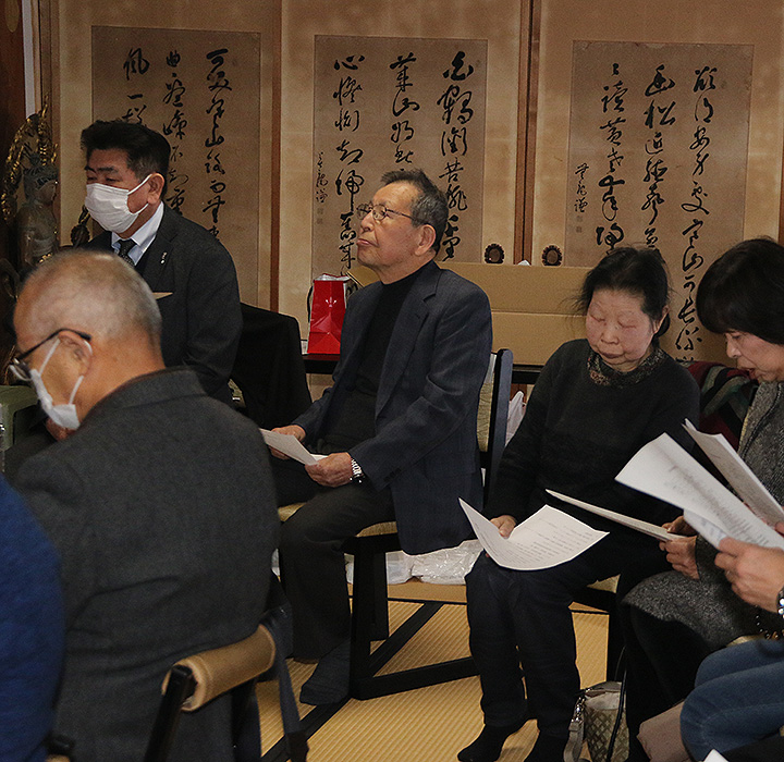 令和7年米泉寺護持会総会の様子