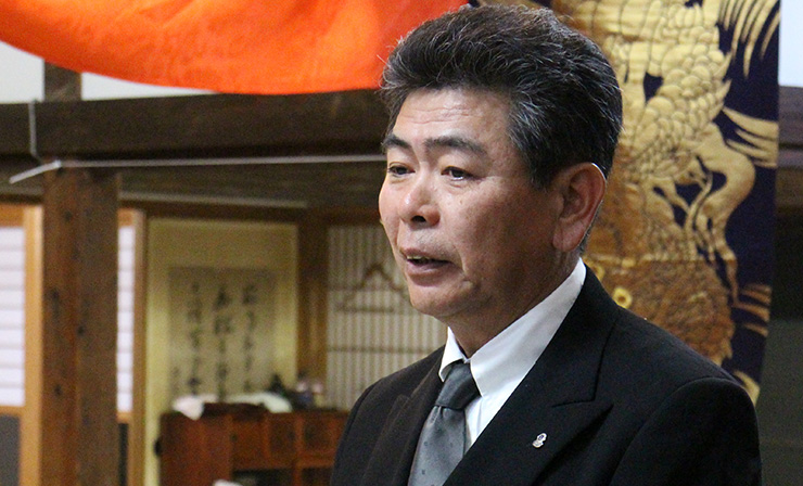 米泉寺護寺会会長　五十嵐孫六