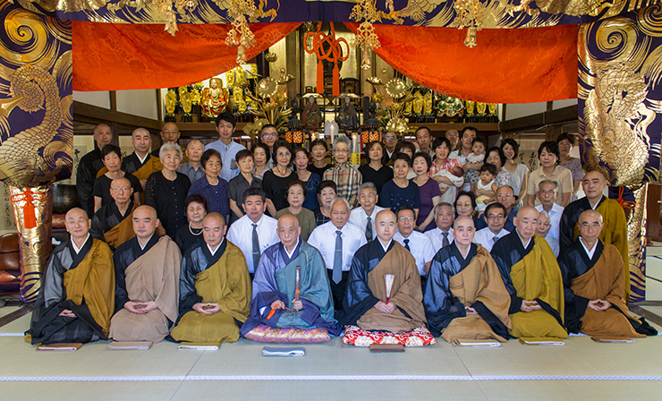 米泉寺　開山忌法要