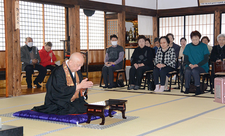 米泉寺平成30年彼岸法要・護持会総会